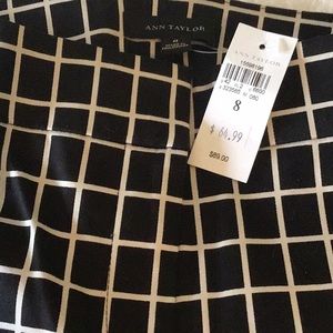 ANN TAYLOR Windowpane Plaid Pants